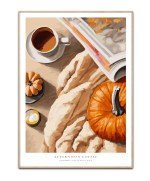 Afternoon Coffee - Autumn Collection 2, 50x70 cm plakat