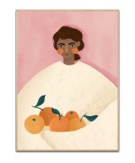 The woman with the oranges Bea Muller plakater