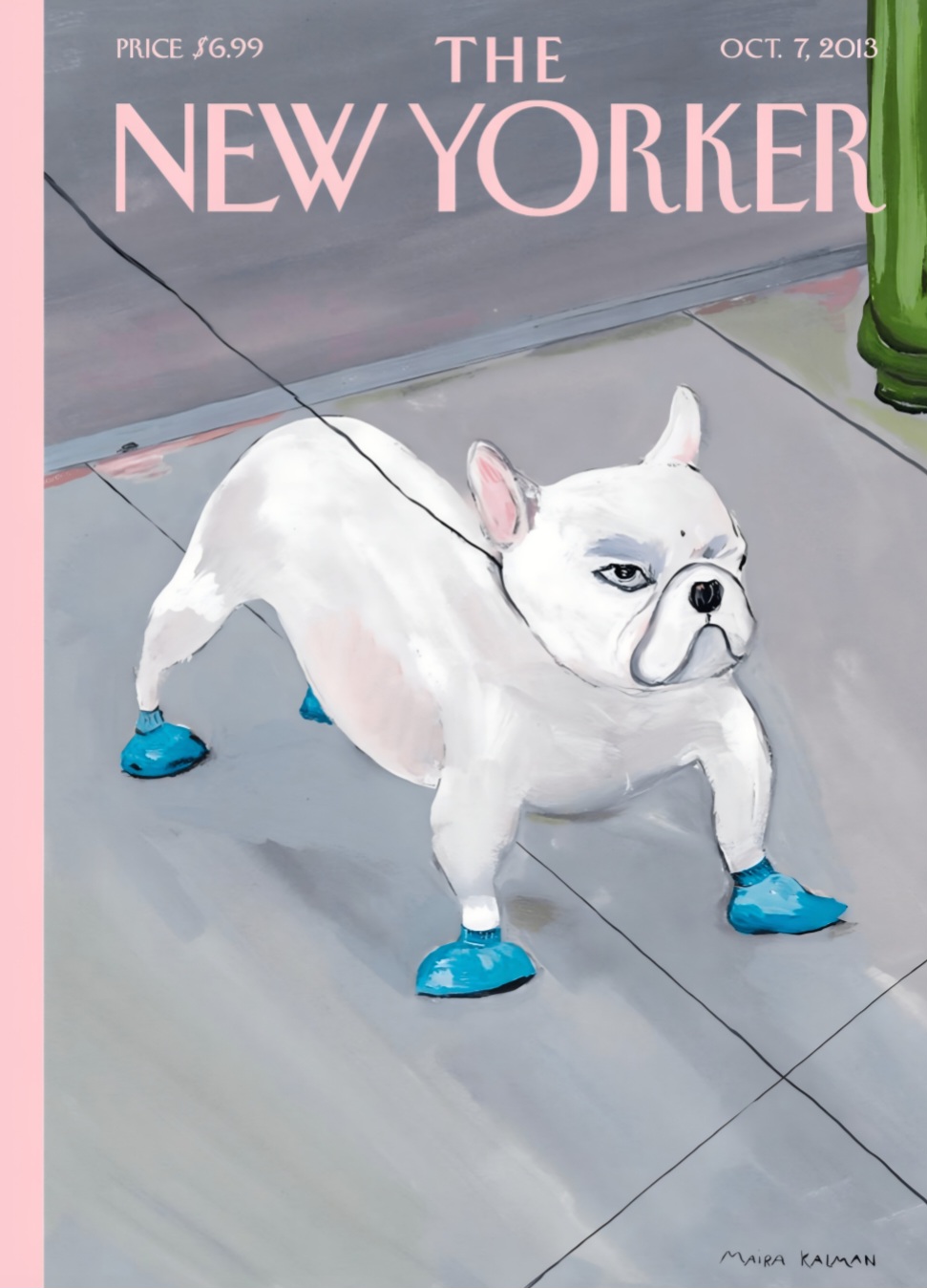 The New Yorker 2013 - White Dog, 50x70 plakat - Billede 2