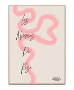 Les nuances de pink plakat - Str. A4