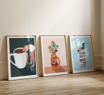 Perfekt Trio - 3 plakater i 50x70 cm - Nr. 43