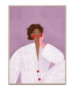 Woman with pink glove - Str. A4