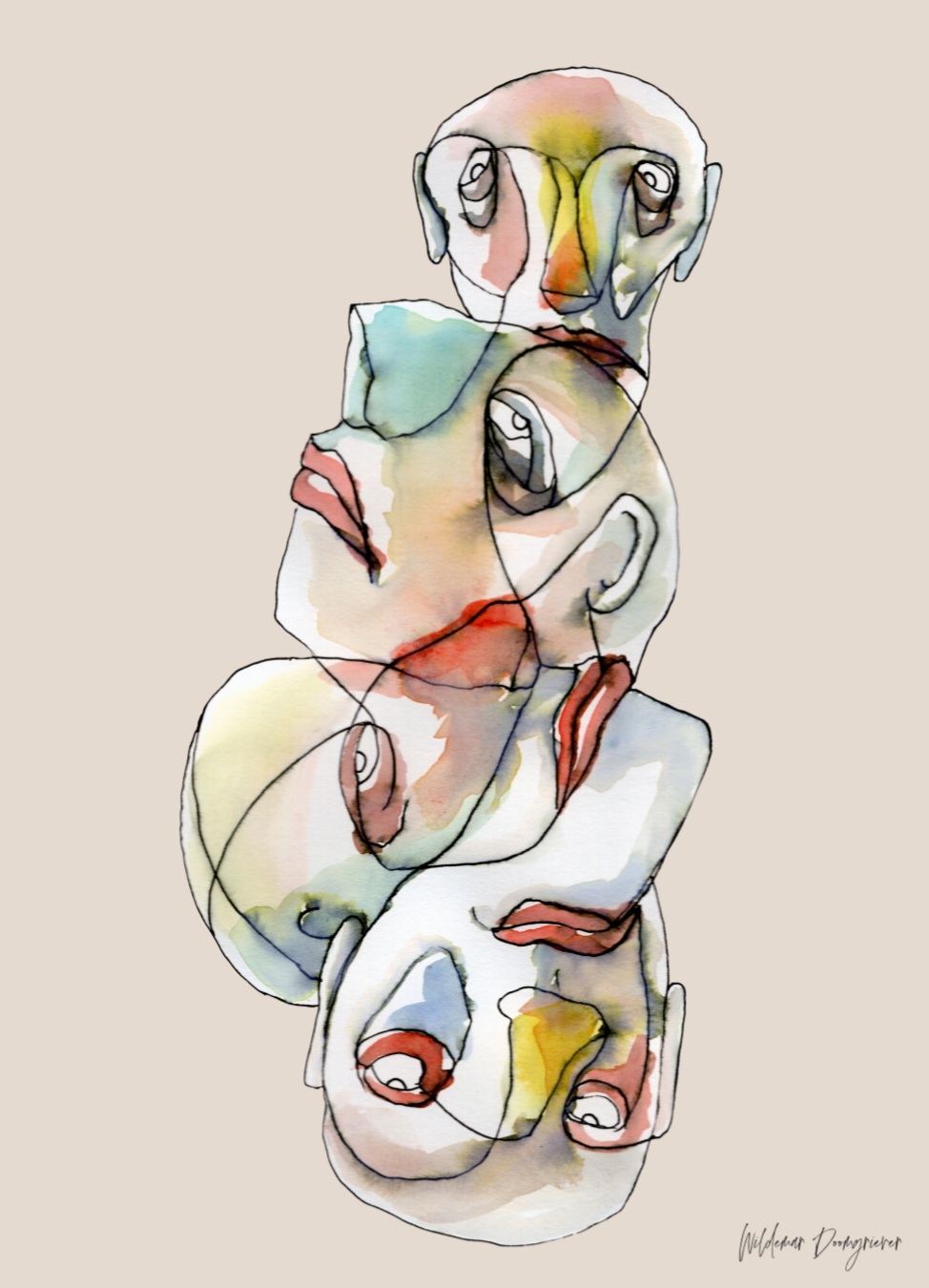 Ennui By Wildemar Doomgriever - 70x100 cm - Billede 2