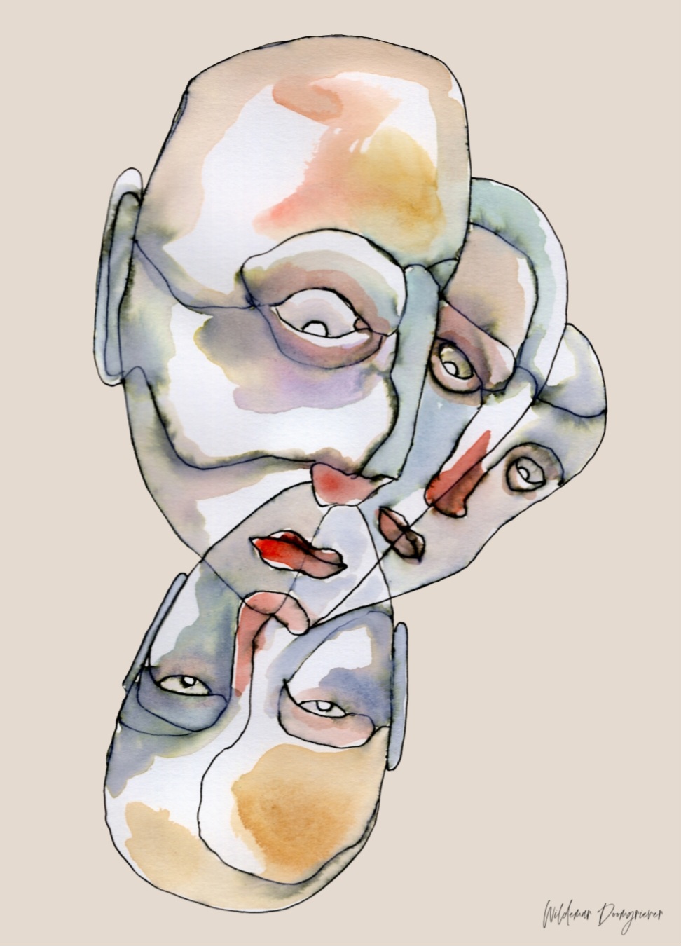 Projections By Wildemar Doomgriever Plakat - Str. A4 - Billede 2
