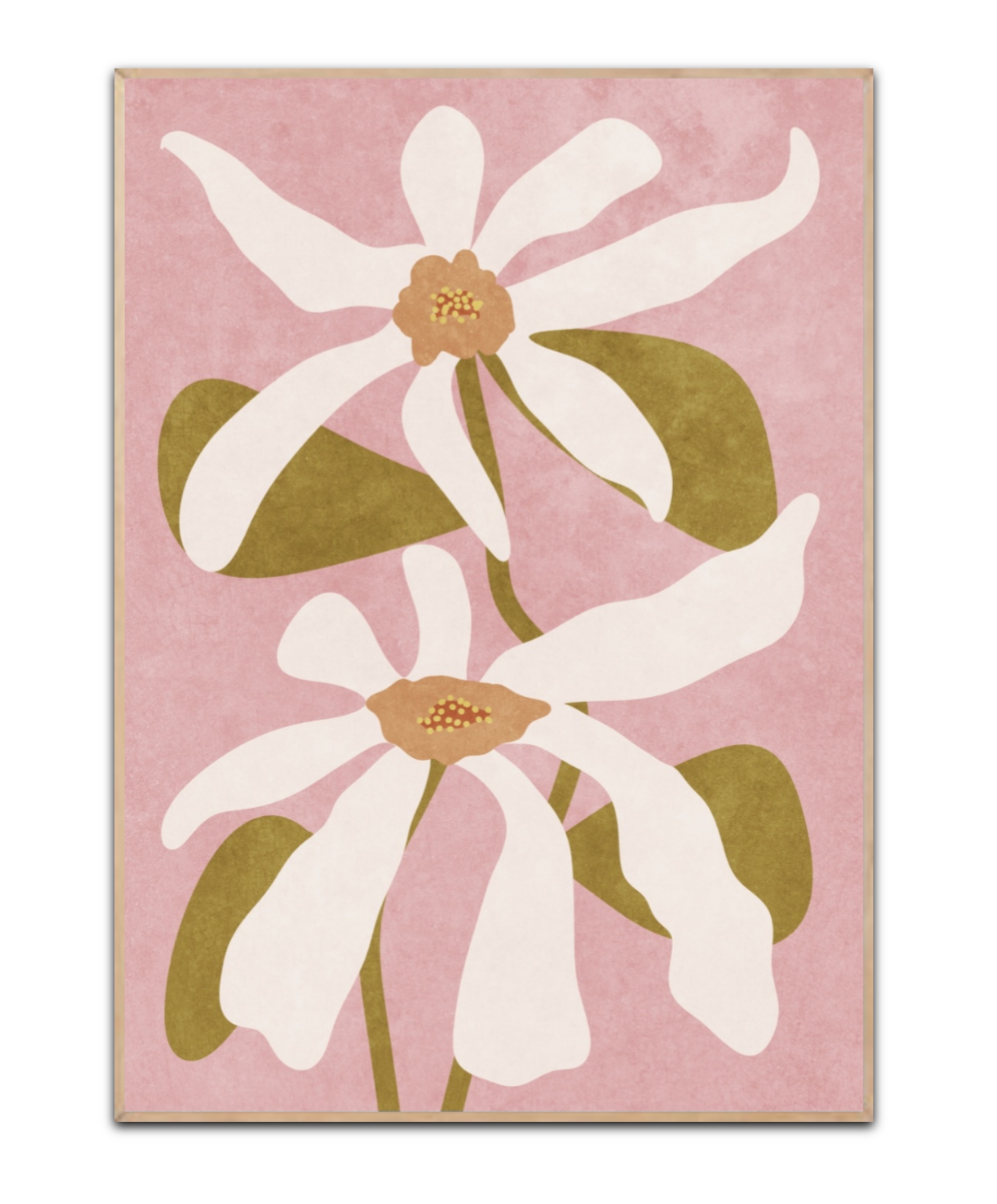 Abstract Flowers - 50x70 plakat