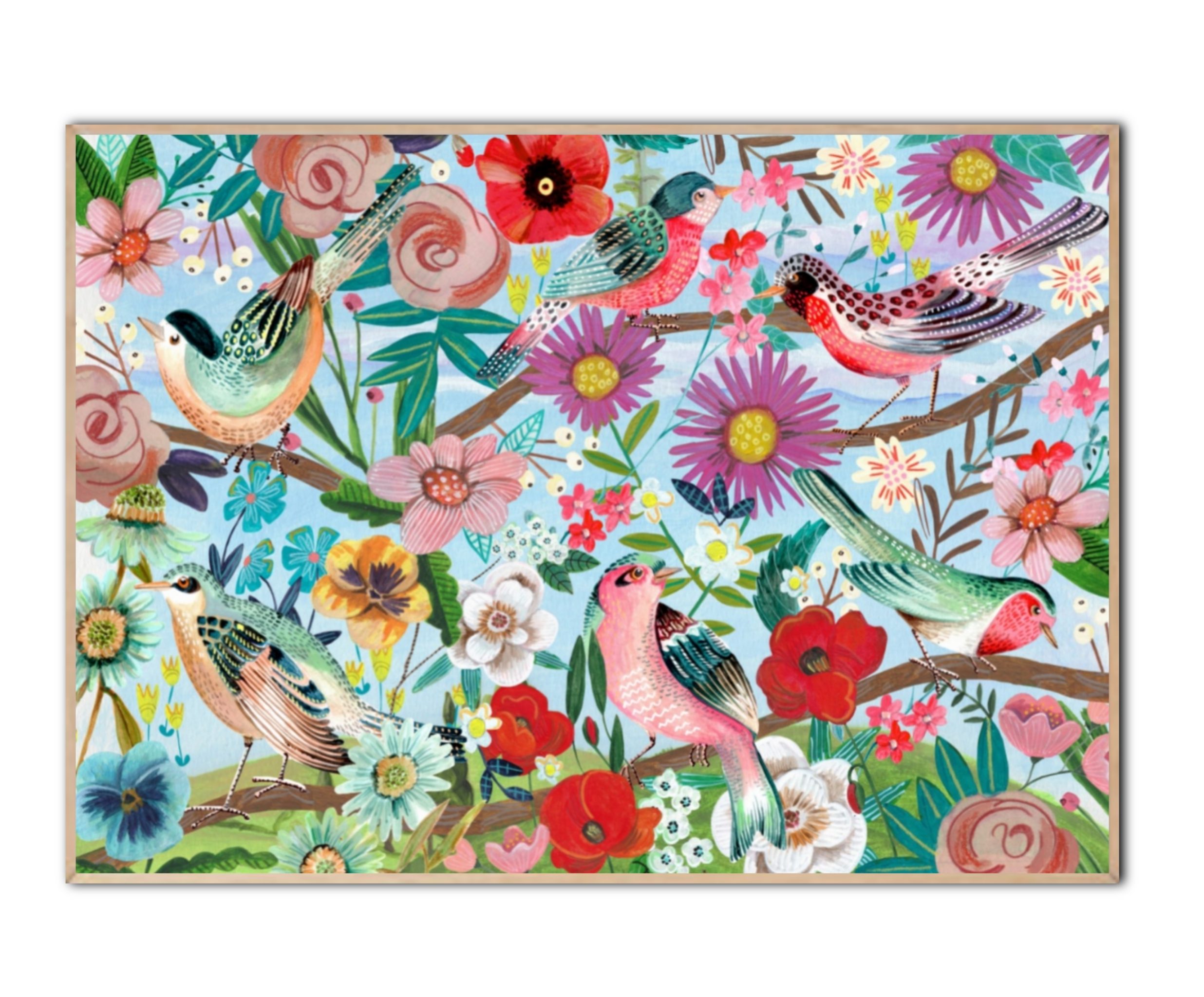 Garden Birds - A3 Plakat