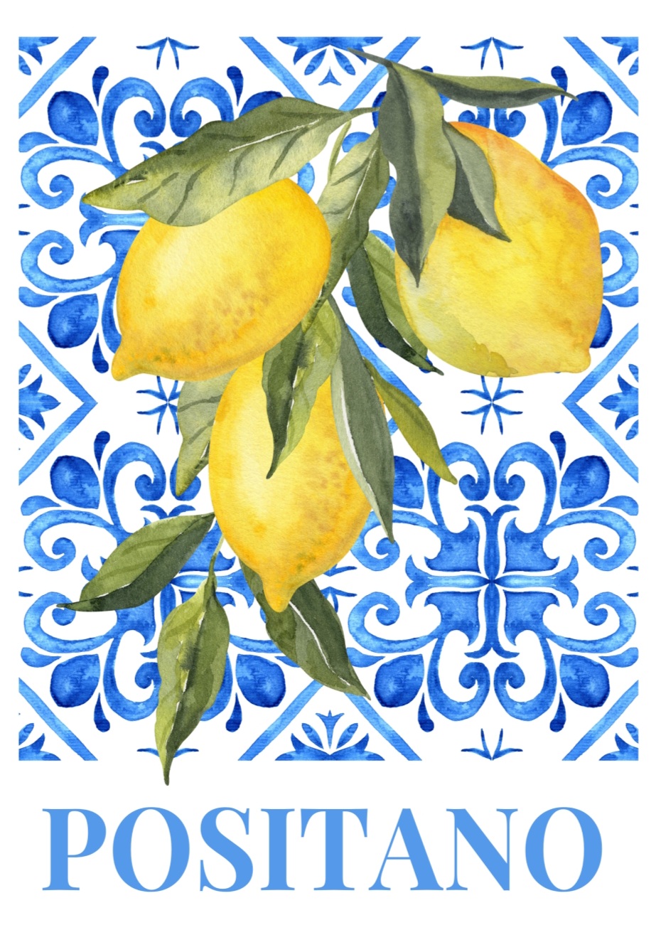 Positano lemon - Str. A4 - Billede 2