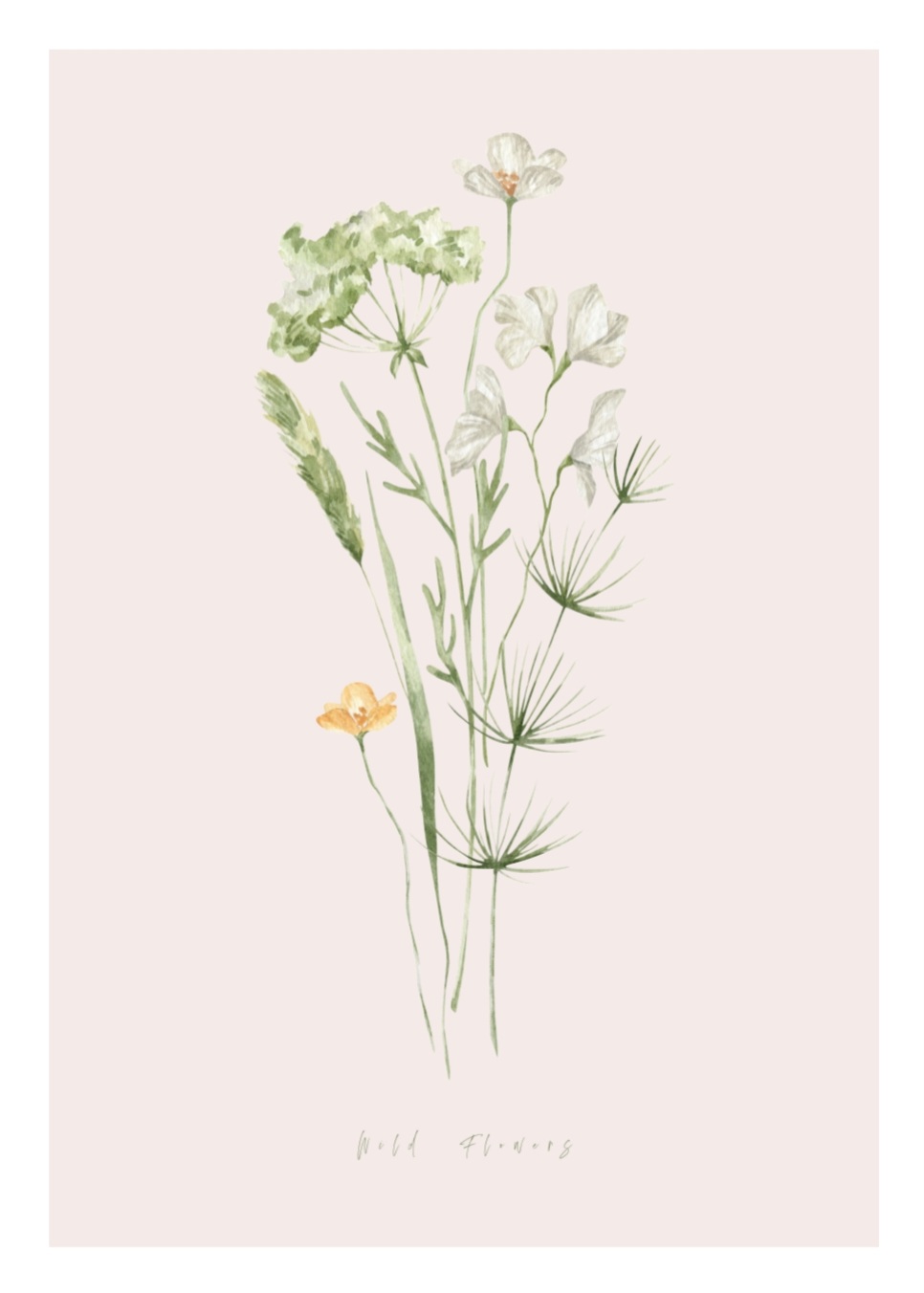 Wild Flowers - A3 Plakat - Billede 2