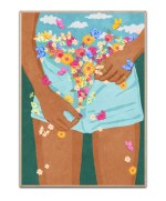 Flower Mood plakat - 50x70 cm