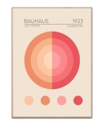 Bauhaus Cirkel plakat - 50x70 cm
