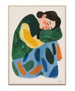 Lara Mai - Thinking plakat - 50x70 cm