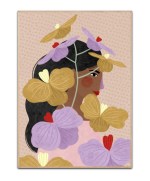 Hidden behind flowers plakat - Bea Müller Str. A3