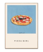 Pizza Girl by Giselle Dekel, 50x70 plakat