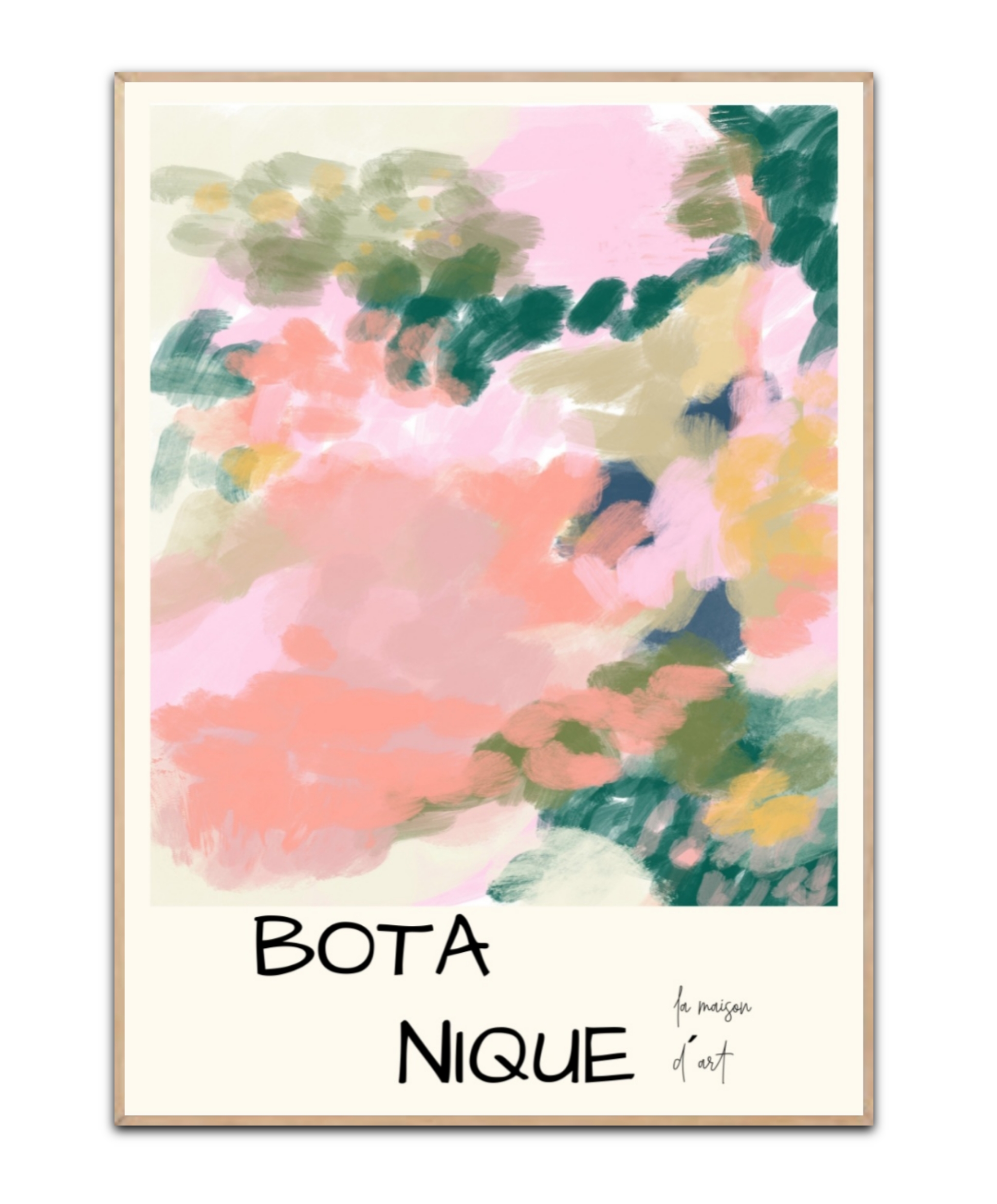 La botanique maison dÂŽart, 50x70 plakat