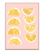 Sliced lemons plakat Str. A3