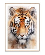 Watercolor Tiger plakat, 50x70 cm
