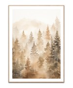 Watercolor nature plakat, 50x70 cm