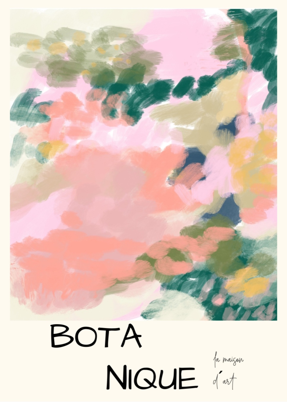 La botanique maison dÂŽart, 50x70 plakat - Billede 2