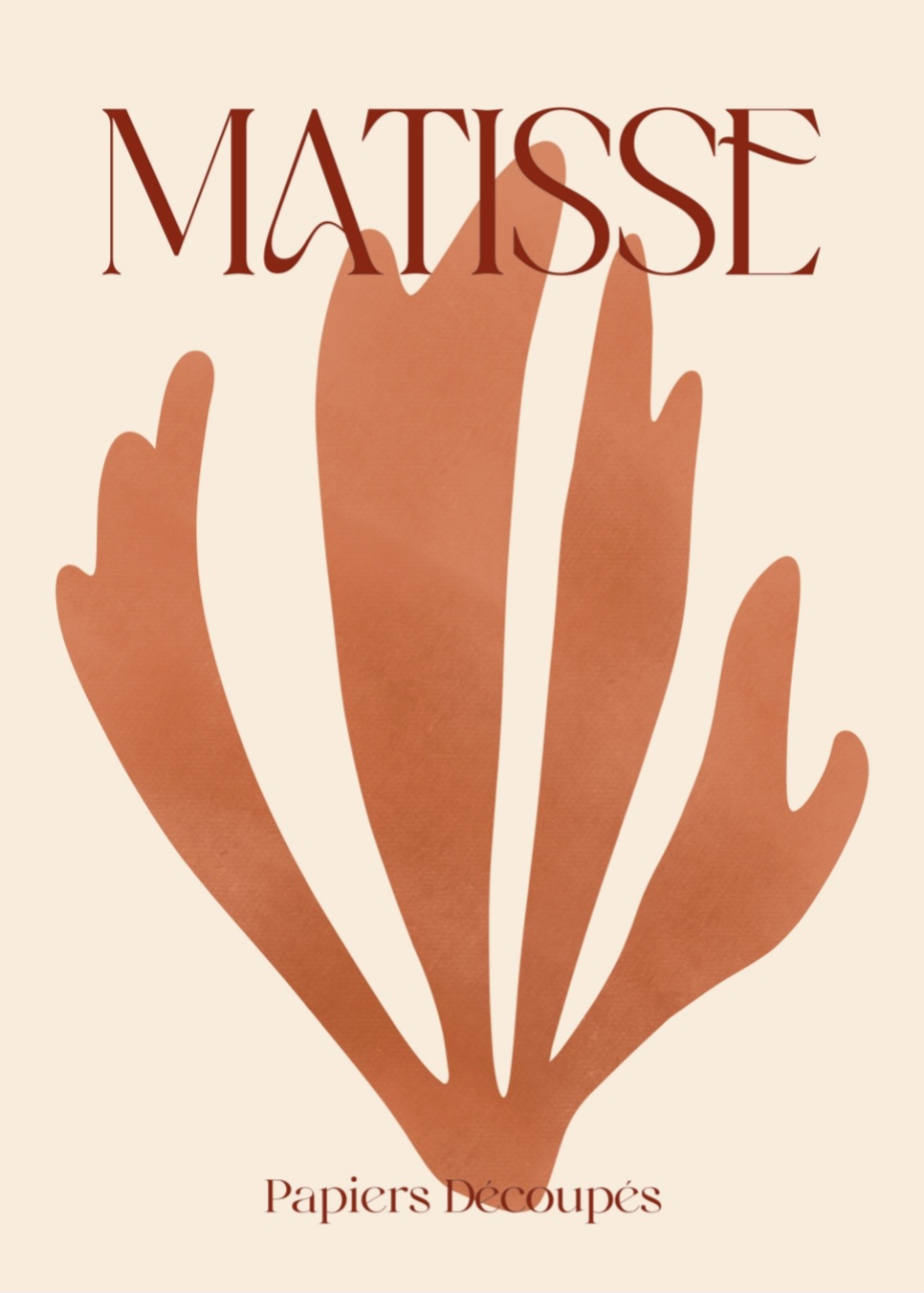 Matisse brown plakat - 50x70 cm - Billede 2