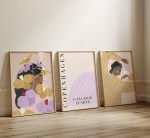 Perfekt Trio - 3 plakater i 50x70 cm - Nr. 60