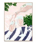 Sparkling rosé by EmelieEmma- 50x70 cm