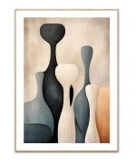 Scandi Abstract plakat - 50x70 cm