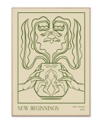 New Beginnings plakat by Arty Guava - 50x70 cm