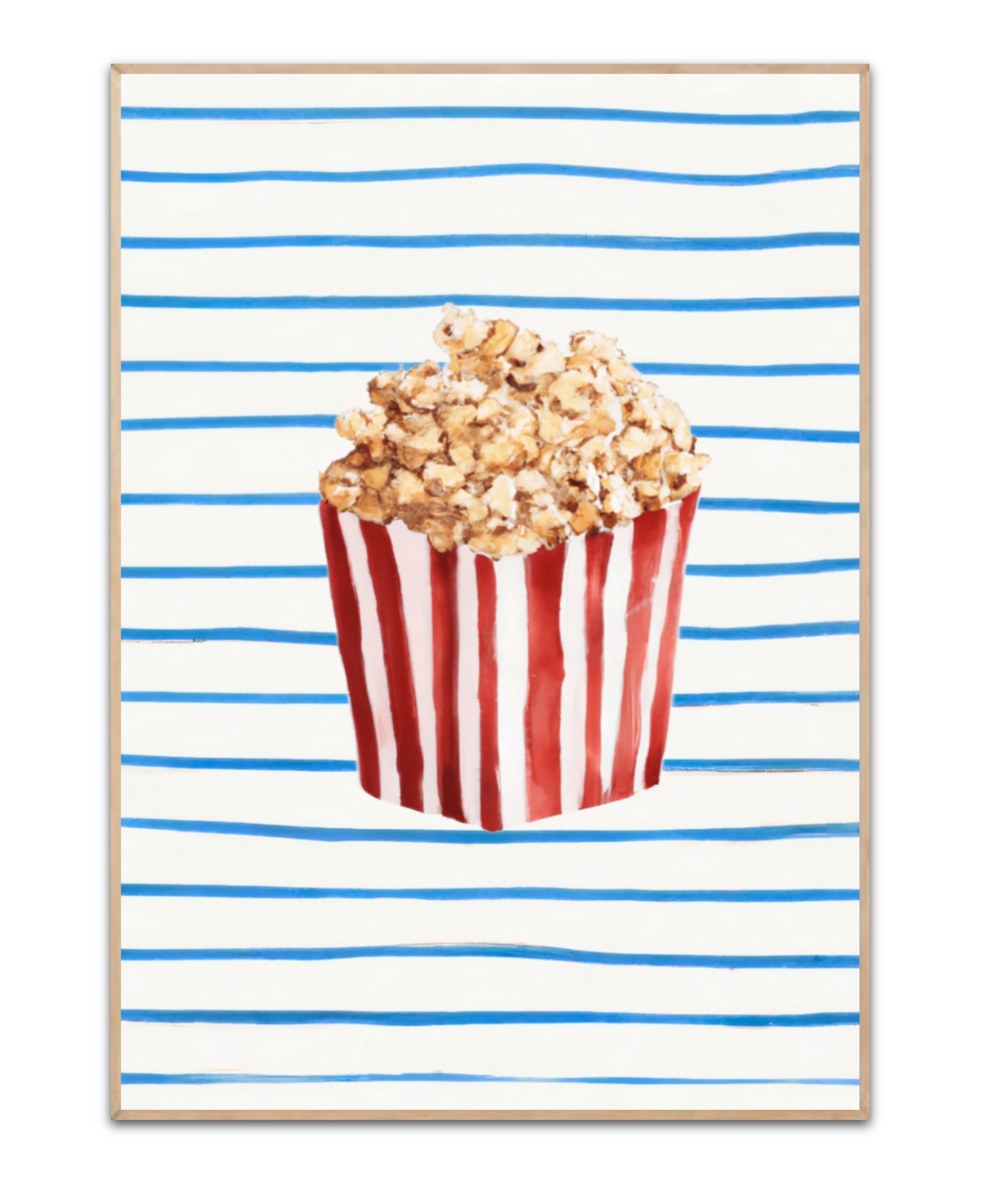 61. Popcorn Time plakat by Merel Takken - 50x70 cm