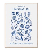 Lino Seashell plakat by Jolly and Dash - Str. A3