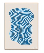 Line art Sculpt plakat by Xhiang Ming - 50x70 cm