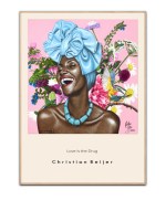 Love Is the Drug plakat by Christian Beijer - 50x70 cm