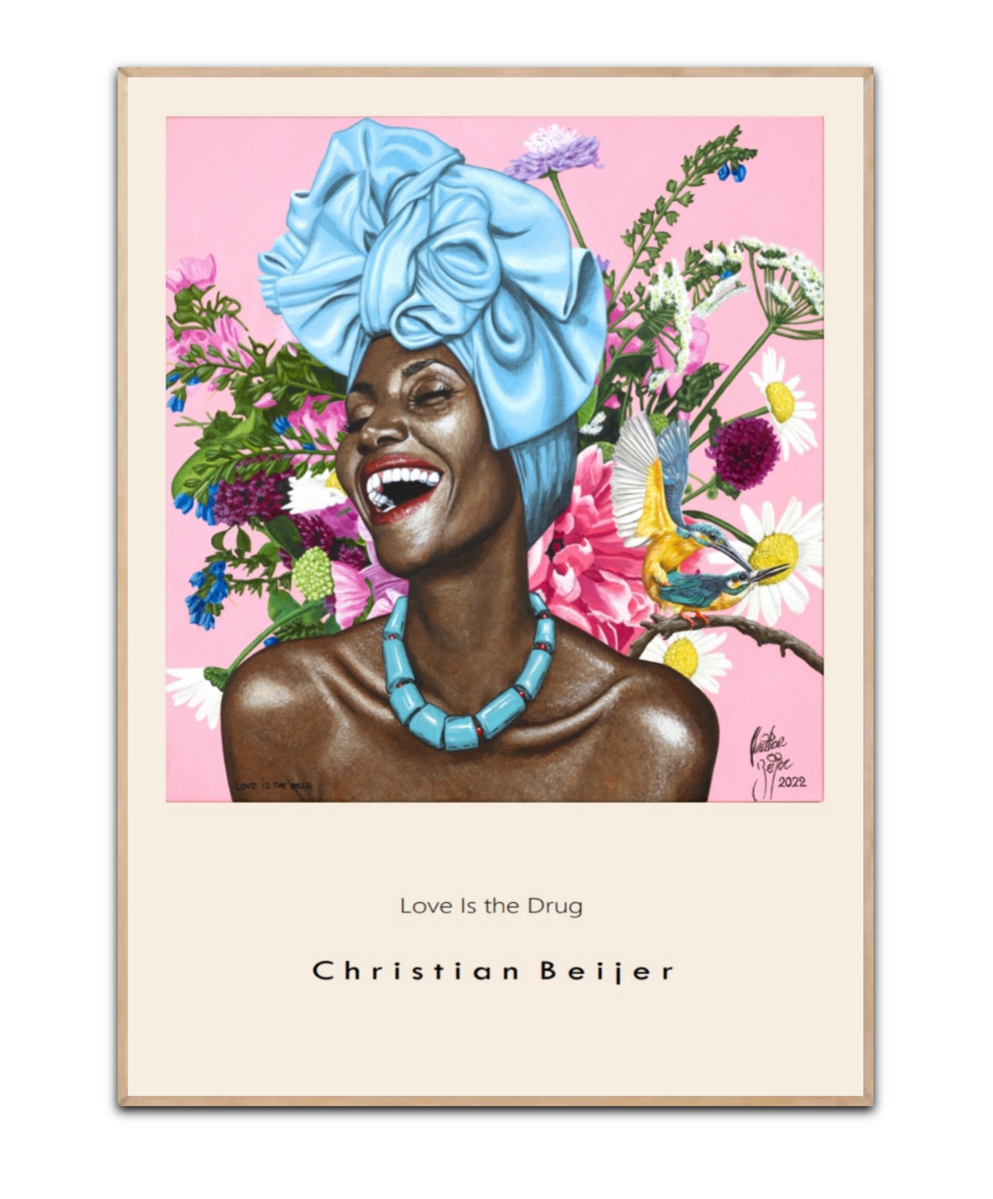 Love Is the Drug plakat by Christian Beijer, Str. A3