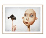 Baby fish taming plakat by Myriam Feuilloley, Str. A3