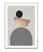 Lines and circles 19 plakat - 50x70 cm