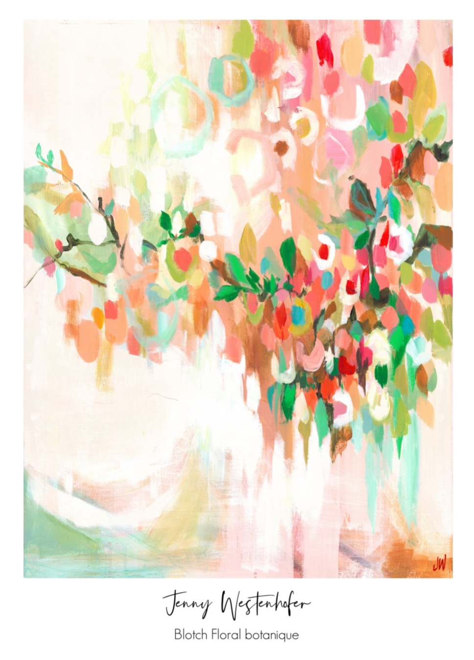Blotch Floral plakat by Jenny Westenhofer, Str. A3 - Billede 2