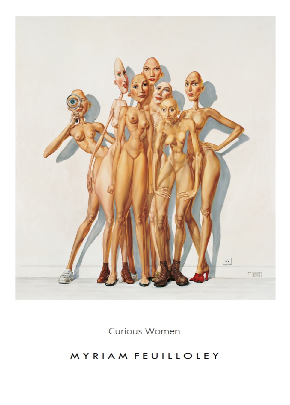 Curious Women plakat by Myriam Feuilloley - 50x70 cm - Billede 2