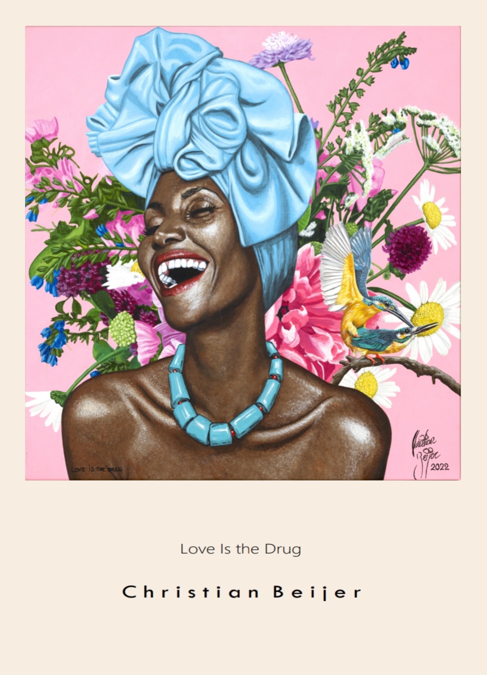 Love Is the Drug plakat by Christian Beijer, Str. A3 - Billede 2