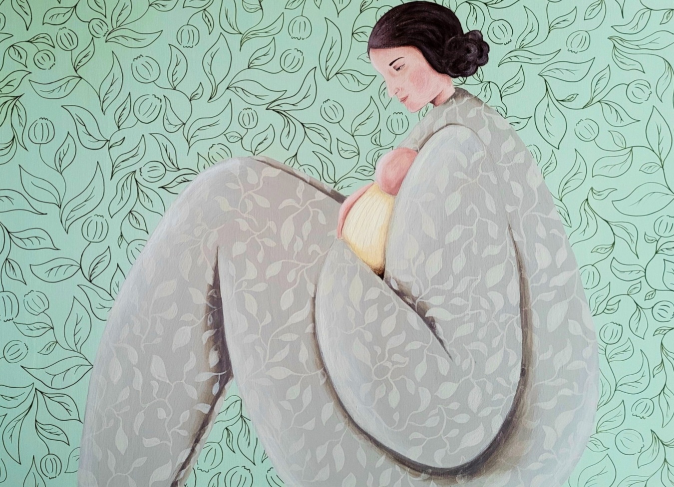 A Mother's Unconditional Love plakat by Rikke Boisen - 50x70 cm - Billede 2