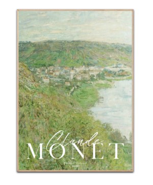 Claude Monet, View of Vétheuil plakat - 50x70 cm