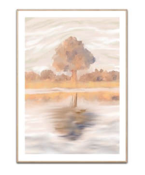 Reflections of the Jackalberry Tree by Jenna Alheit 50x70 cm