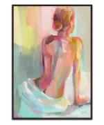 Woman Posing By Jenny westenhofer - Canvas Print