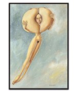 Winter allegory By Myriam Feuilloley - Canvas Print