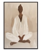 Mind meditation by Lara Mai - Canvas Print