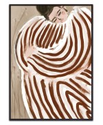 Sleeping woman - Canvas Print