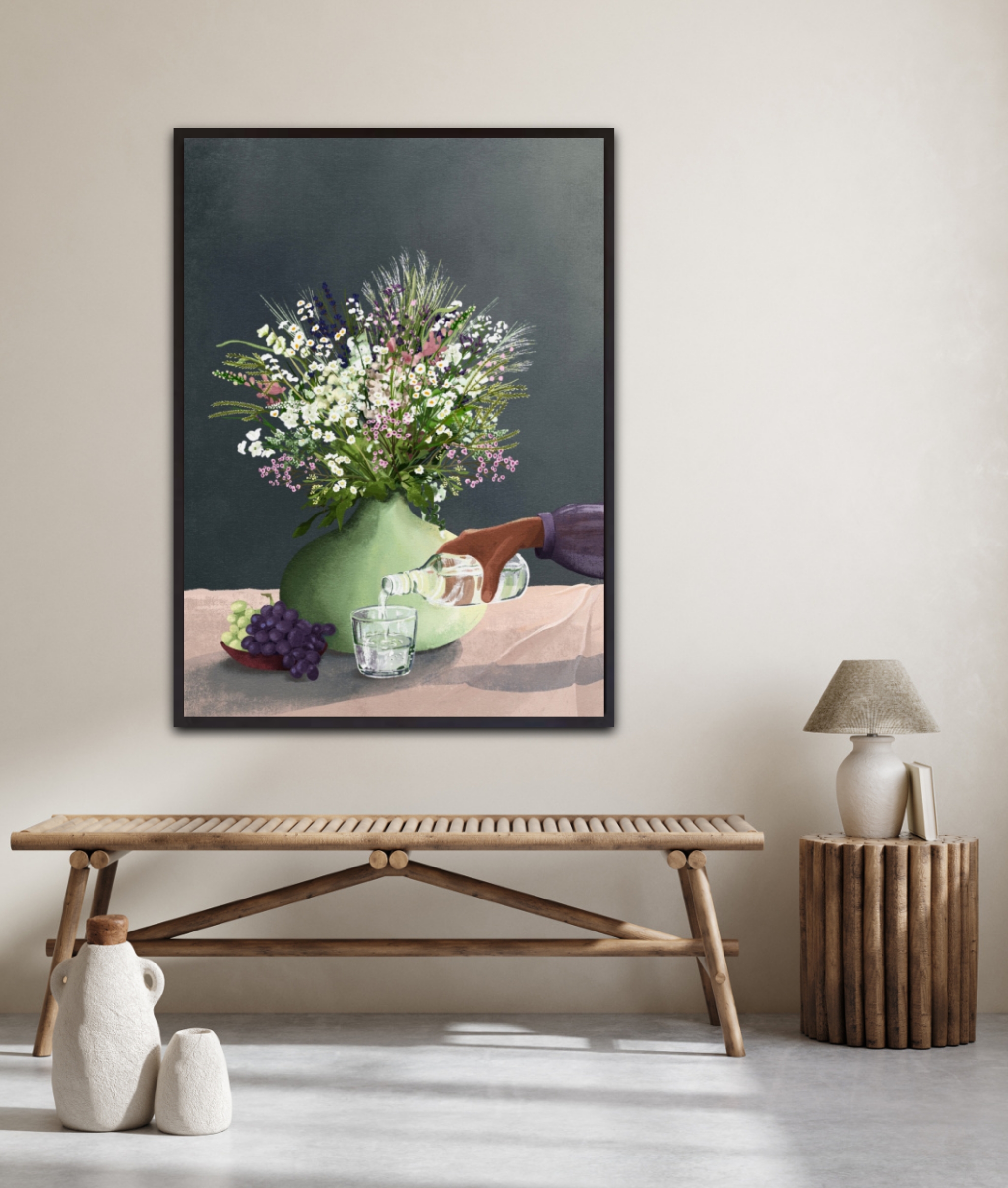 Frivolous Afternoon By Goed Blauw- Canvas Print - Billede 2