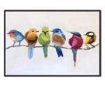 Birds On a Branch By Jenny westenhofer - Canvas Print