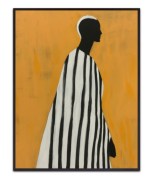 Portrait of a Man By Mowzu - Canvas Print