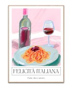Felicitá Italiana plakat by Ohkimiko, Str. A3 (30x42 cm)