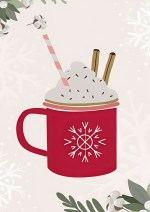 Juleplakat/kort No. 16, Str. A5 (15x21 cm)