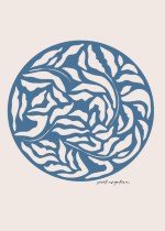 Sivil - Papercut blue Str. A5 (15x21 cm)